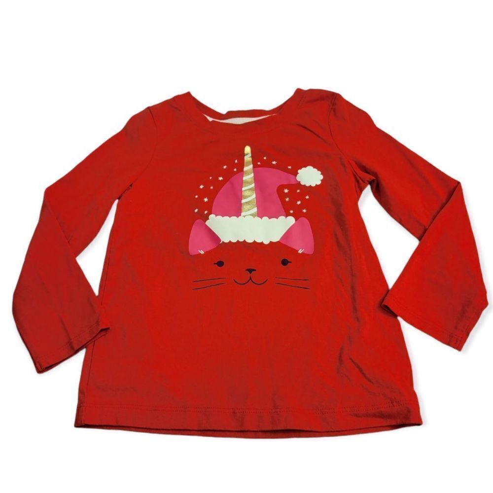 Cat and Jack Christmas unicorn kitty 3T